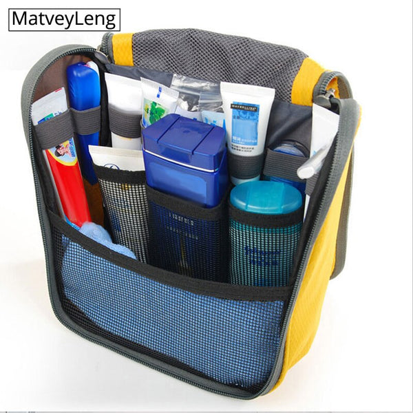 Fashion colorful travel waterproof hook wash bag